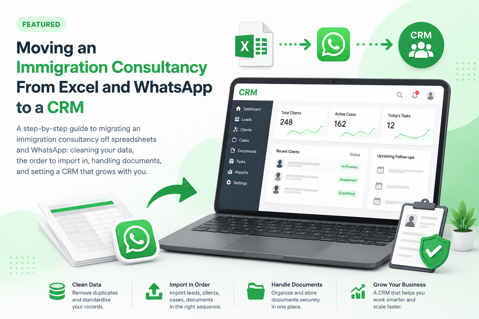 Moving an Immigration Consultancy From Excel and WhatsApp to a CRM